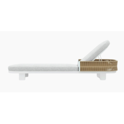 Tumbona Q-0705/A1 – Aluminio Blanco